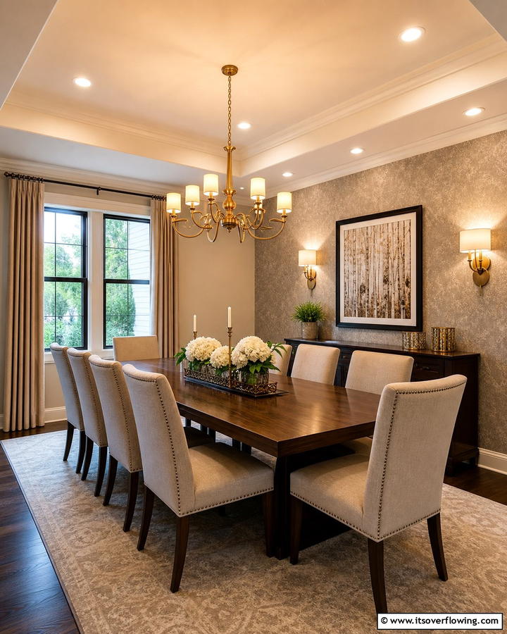 Layered Lighting Techniques - 21 Dining Room Lighting Ideas to Elevate Your Space