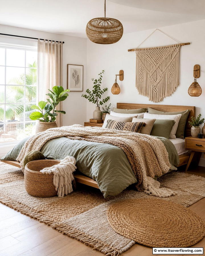 Layered Textures - 25 Boho-Scandinavian Design and Decor Ideas
