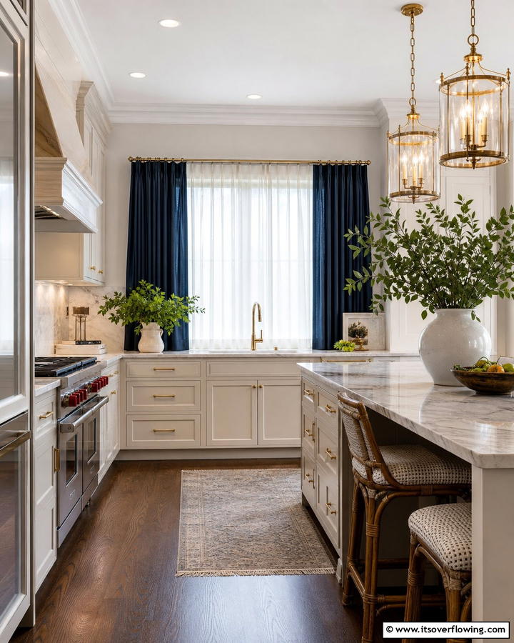 Layered Window Treatments - 21 Kitchen Curtain Ideas to Enhance Light and Privacy
