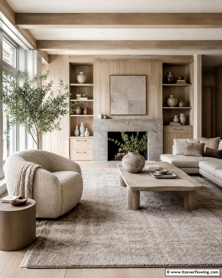 Layering Greige Textures for Depth - 25 Greige Interior Design Ideas for a Timeless Home