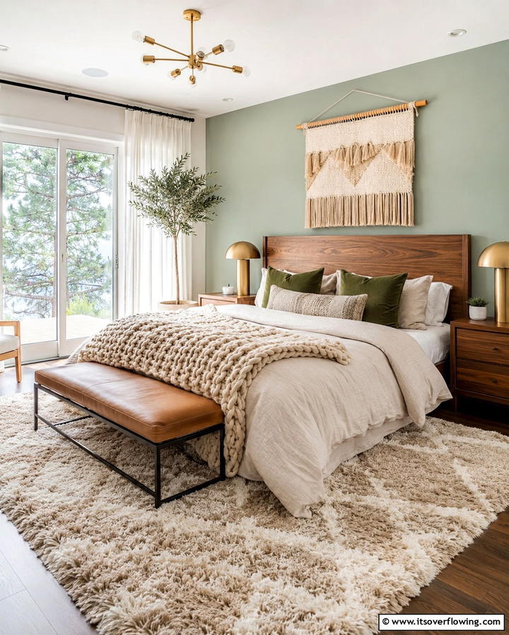 Layering Textures for Warmth - 25 Eclectic Bedroom Ideas to Inspire Your Space