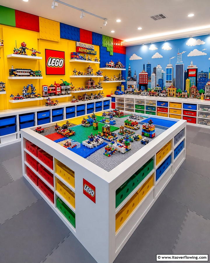 Lego Land Adventure - 21 Playroom Ideas for Creative & Organized Kids Spaces