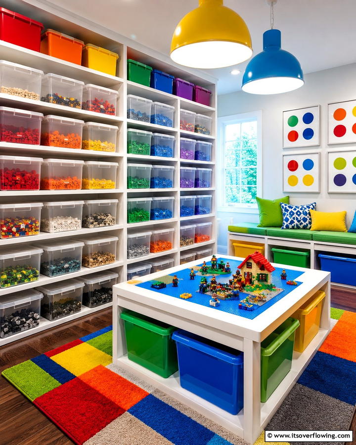 Lego Storage with Lids - 30 Creative Lego Storage Ideas to Organize Kids’ Spaces