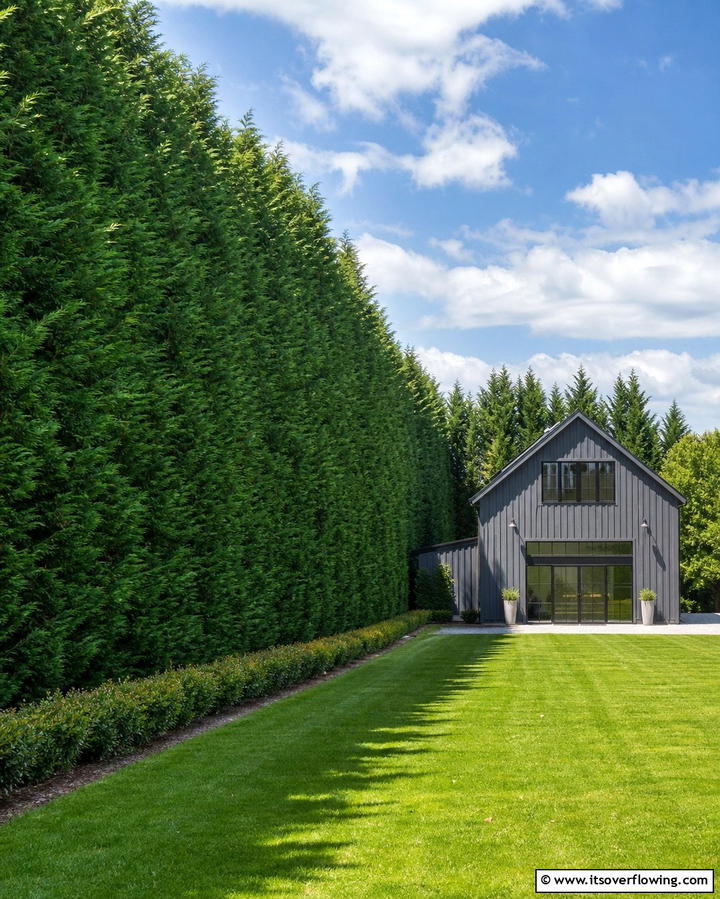 Leyland Cypress for Towering Coverage - 25 Shrubs for Privacy- Create a Natural Barrier in Your Yard