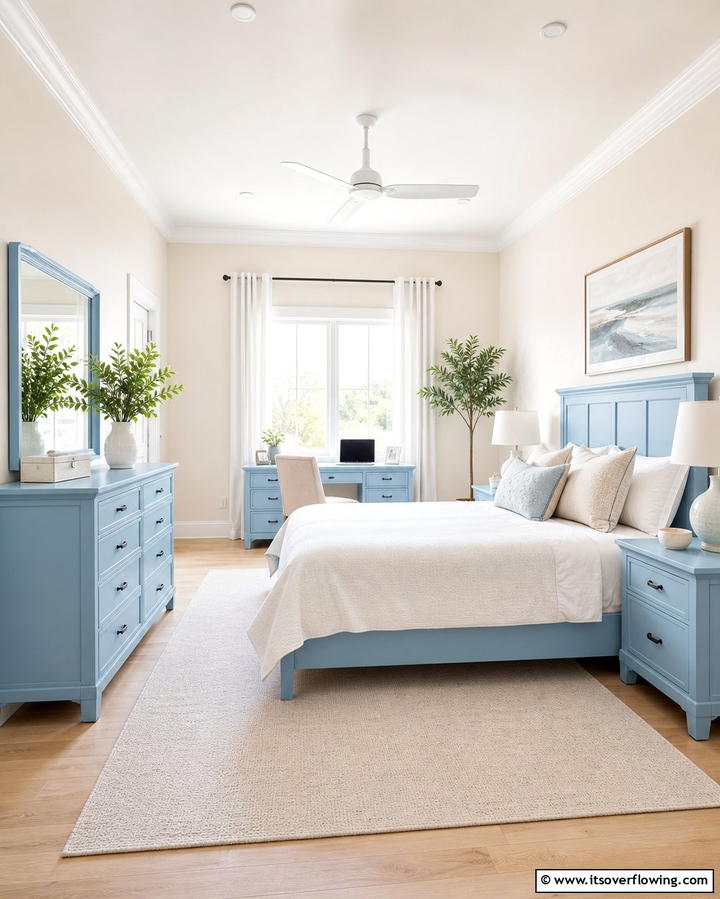 Light Blue Furniture - 25 Girls Blue Bedroom Ideas- Fresh & Calming Designs
