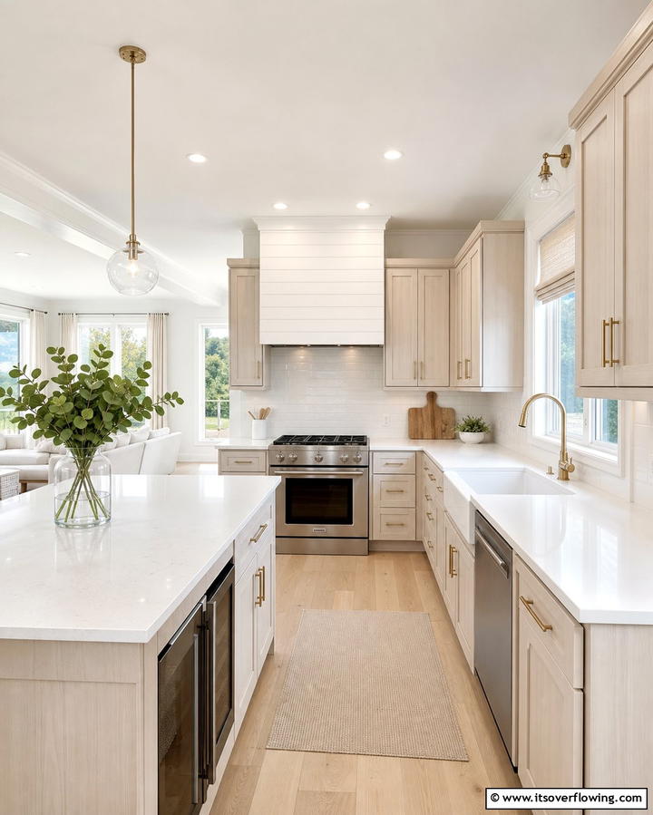 Light Color Schemes - 25 Mobile Home Kitchen Ideas for Stylish Living