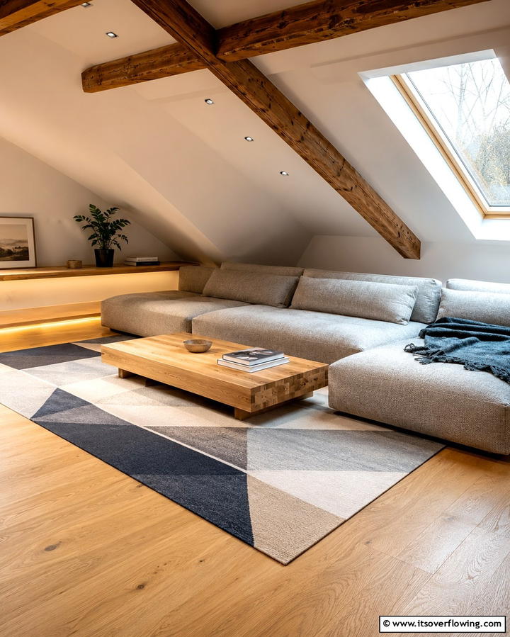 Light Colored Flooring - 25 Low Ceiling Small Attic Room Ideas for Cozy Living