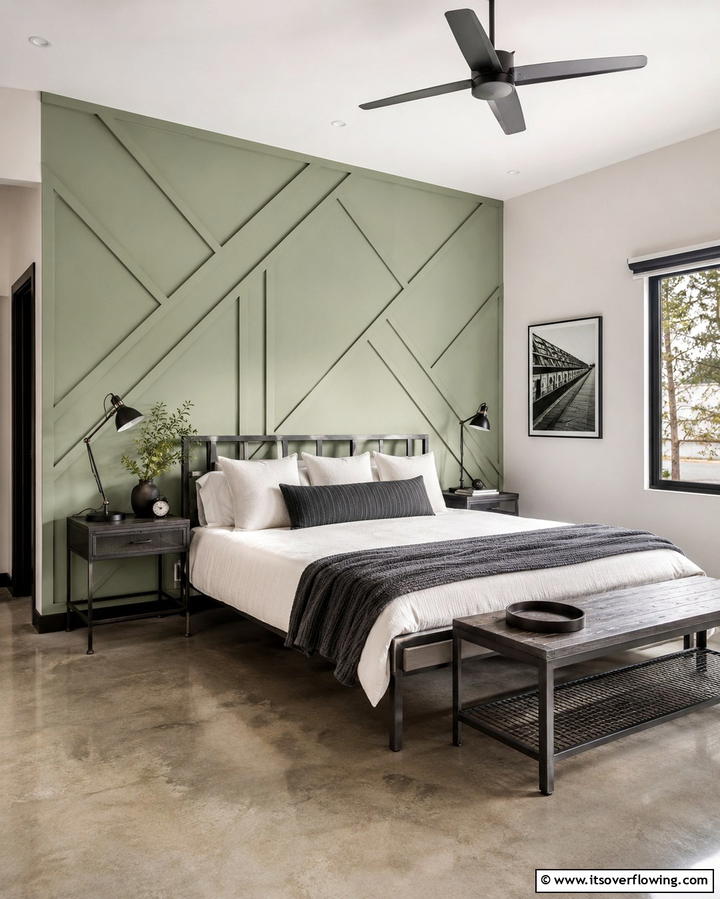 Light Green Area Rug - 25 Light Green Bedroom Ideas for a Fresh and Calming Space