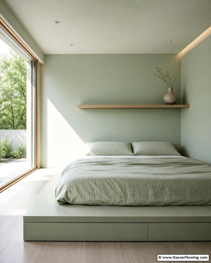 Light Green Upholstered Chair - 25 Light Green Bedroom Ideas for a Fresh and Calming Space