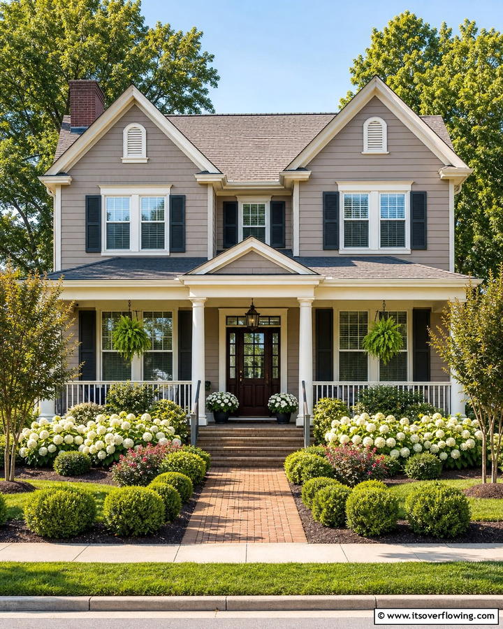 Light Taupe for Subtle Elegance - 20 Home Designs Using Natural Clay Siding Colors