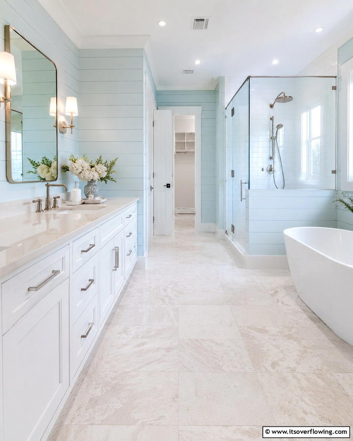 Light Travertine Flooring - 25 Travertine Tile Bathroom Ideas for Natural Beauty