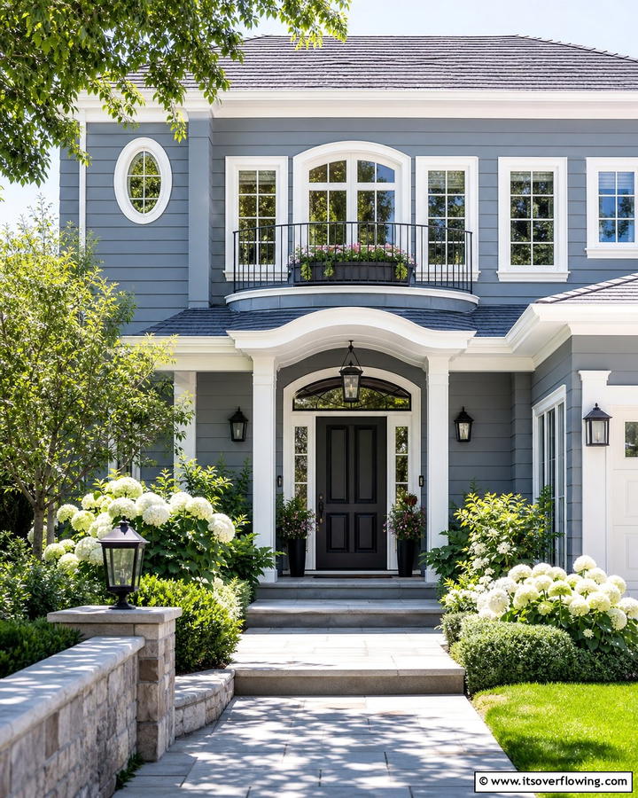 Light and Airy Fresh Blue gray Exteriors - 21 Blue-Gray Paint Colors for Sophisticated Interiors