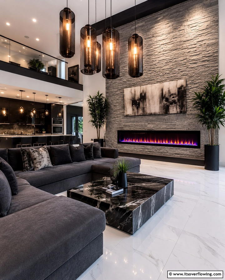 Linear Electric FireplacesExact - 25 Electric Fireplace Ideas for Cozy and Modern Homes