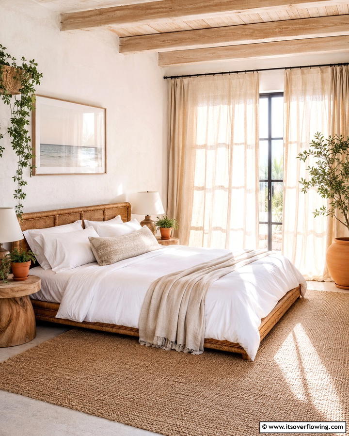 Linen Curtains for a Relaxed Vibe - 25 Elegant Bedroom Curtain Ideas to Enhance Your Decor