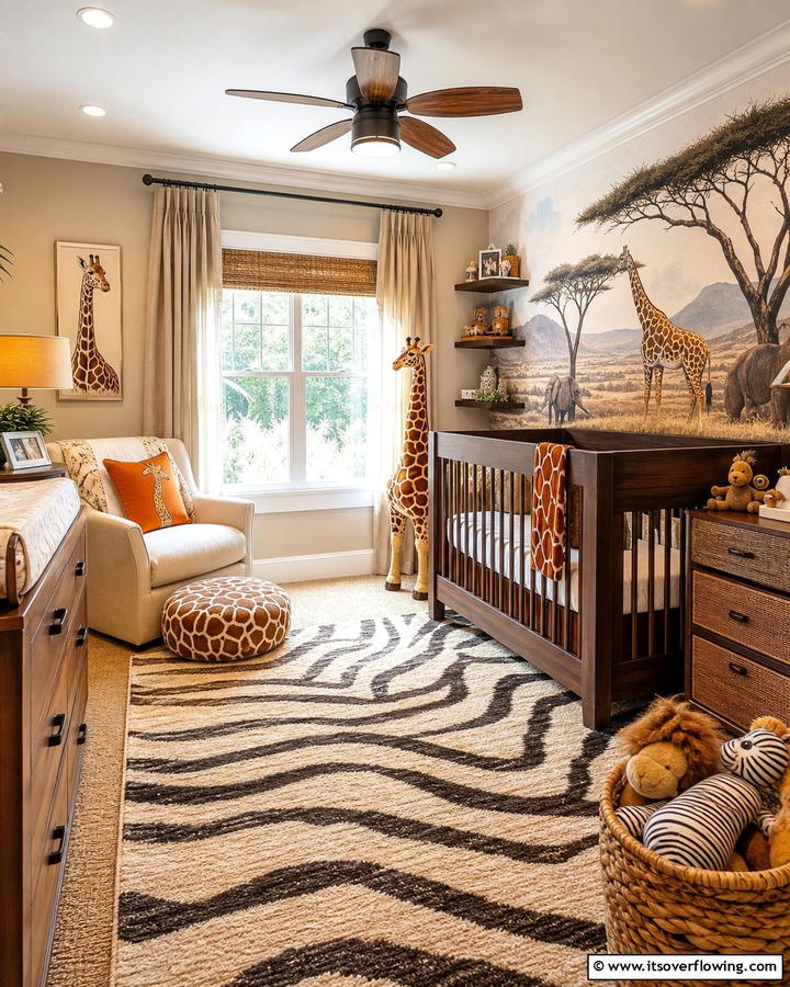 Lion King Safari Nursery - 30 Disney Nursery Ideas for Magical Baby Rooms