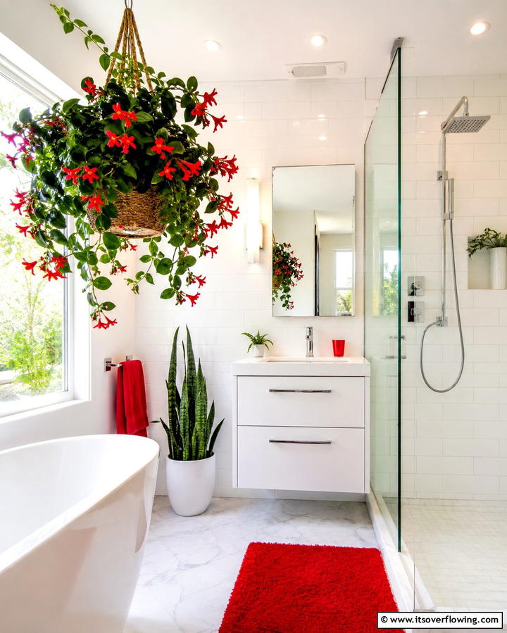 Lipstick Plant - 30 Best Plants for Bathroom Spaces to Enhance Humidity & Style