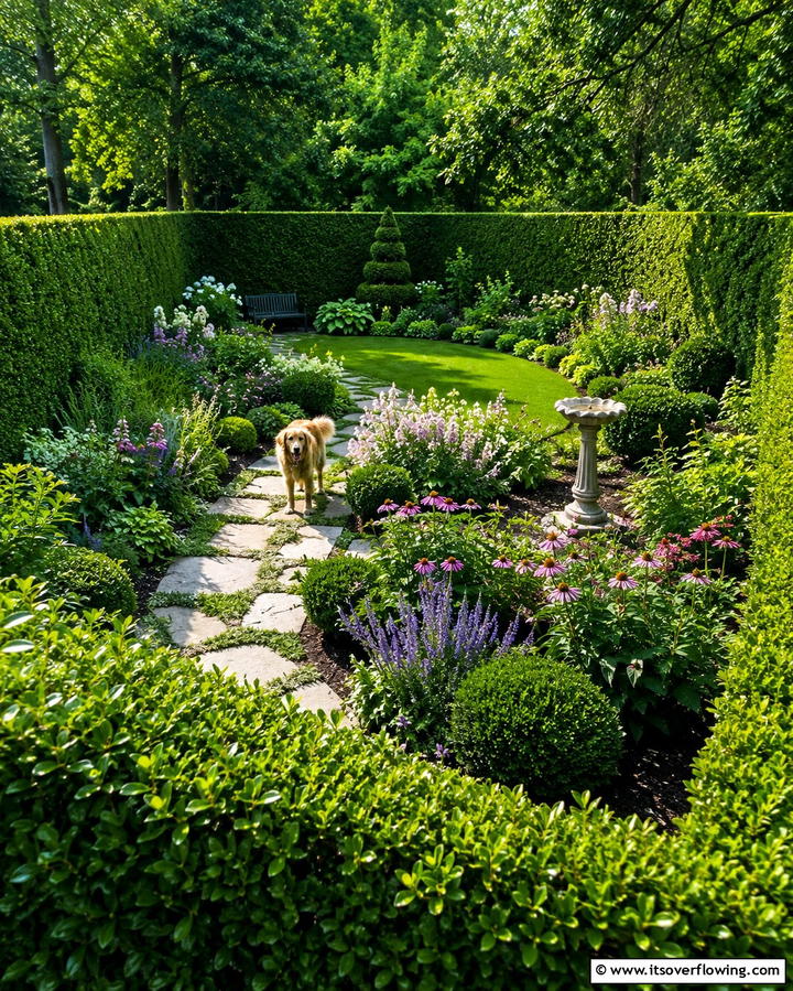 Living Dog Fence with Hedges - 25 Dog Fence Ideas for a Safe and Stylish Yard