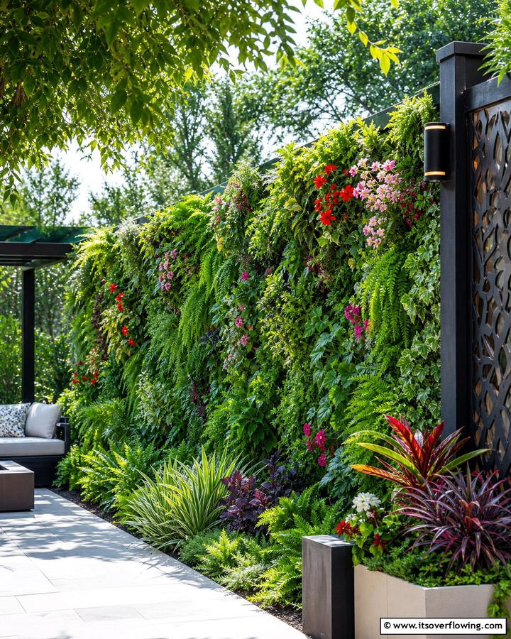 Living Green Wall Trellis - 21 Garden Trellis Ideas to Support Climbing Plants Stylishly