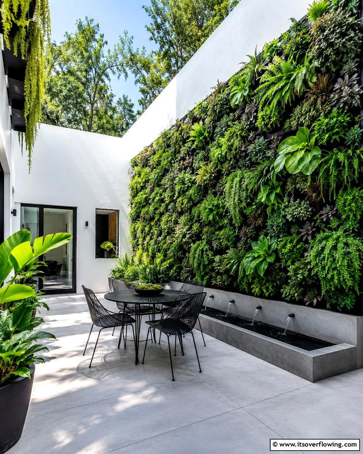 Living Green Walls - 30 Creative Shade Ideas for Stylish Outdoor Comfort