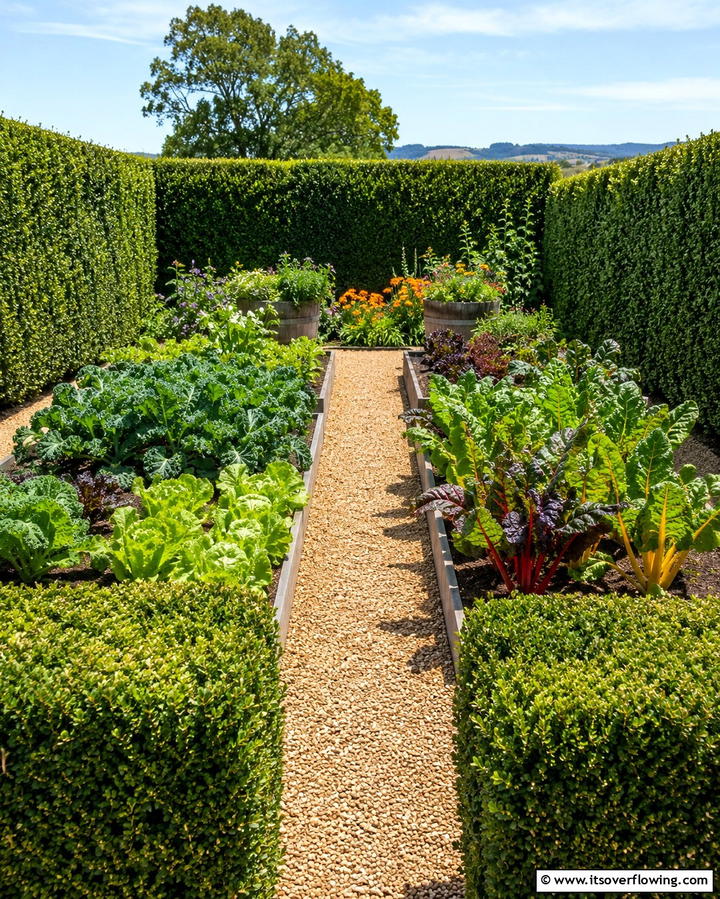 Living Hedge Fence - 20 Practical Vegetable Garden Fence Ideas for Your Yard