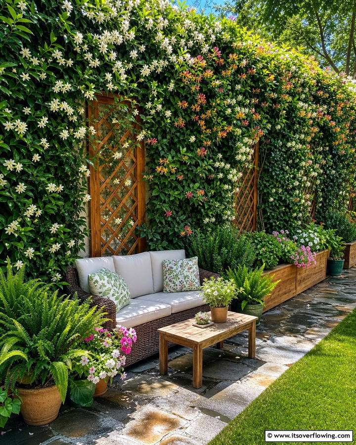 Living Walls with Vines - 20 Garden Shade Ideas to Create a Cool and Comfortable Outdoor Space