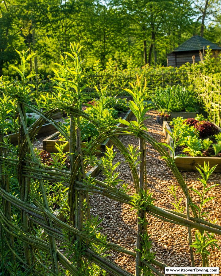 Living Willow Fence - 25 Outdoor Privacy Screen Ideas for Secluded Spaces