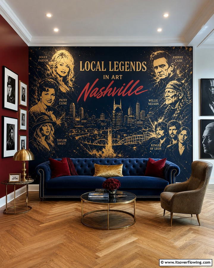 Local Legends in Art - 21 Nashville Mural Ideas to Inspire Your Home Art