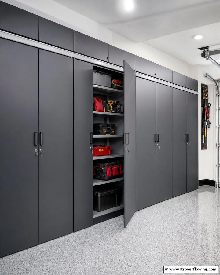 Lockable Storage Units for Security - 21 Garage Storage Ideas to Organize Your Cluttered Space