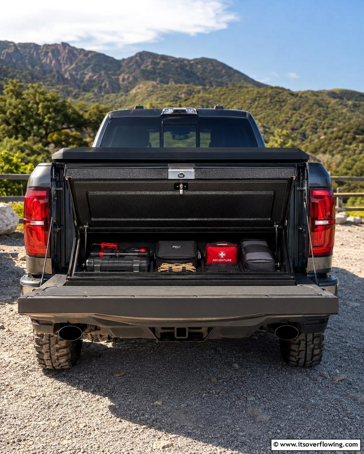 Lockable Tailgate Storage - 20 Truck Bed Storage Ideas for Organization