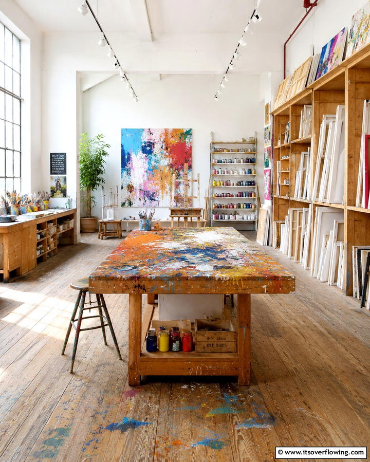 Loft Art Studio - 25 Loft Ideas for Stylish and Functional Spaces