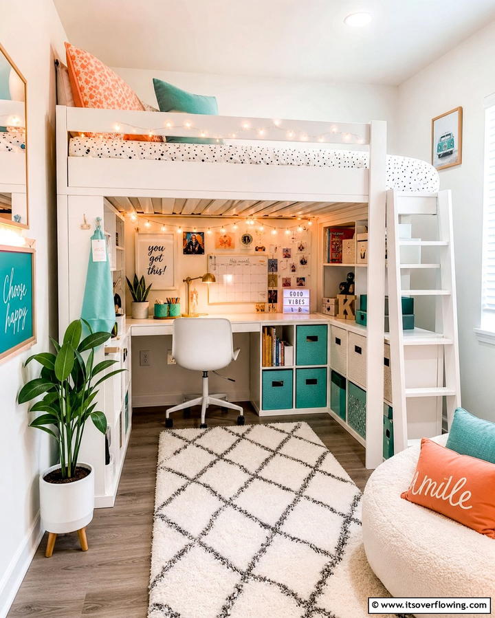 Loft Bed for Small Bedrooms - 25 Bedroom Layout Ideas for Optimal Space Use