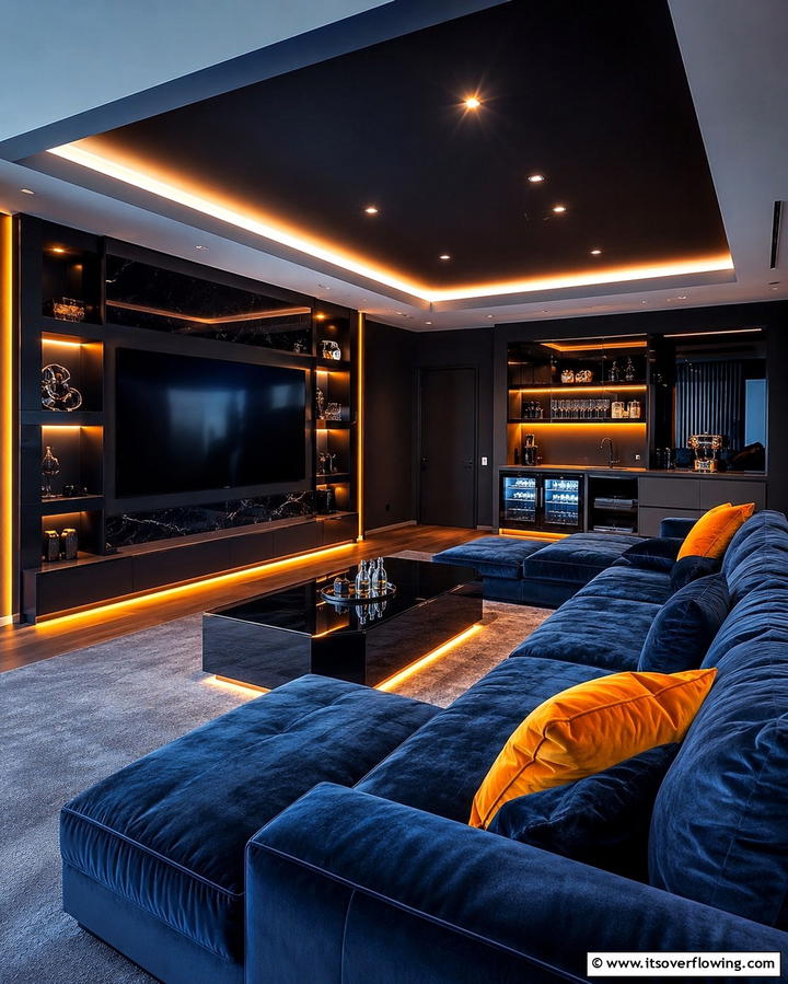 Loft Entertainment Lounge - 25 Loft Ideas for Stylish and Functional Spaces