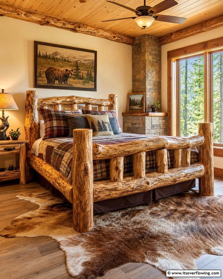 Log Furniture Pieces - 25 Cabin Decor Ideas for a Cozy Retreat