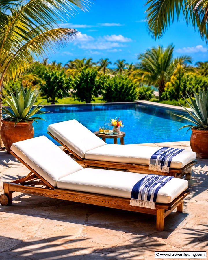 Loungers with Adjustable Backs - 25 Deck Furniture Ideas for Comfortable Outdoor Living