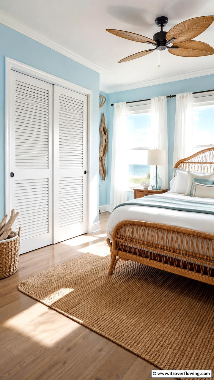 Louvered Door for Ventilation - 30 Closet Door Ideas to Enhance Style and Functionality