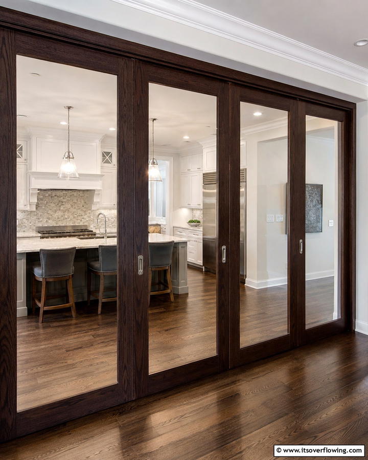 Louvered Doors for Added Ventilation - 25 Kitchen Door Design Ideas to Enhance Your Space