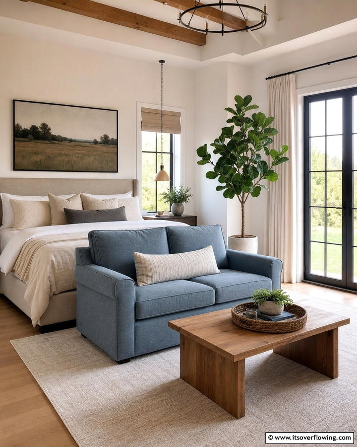 Loveseat Comfort - 25 Bedroom Seating Area Ideas for Comfort and Style