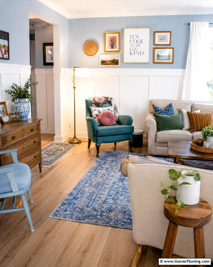Low Cost DIY Wainscoting - 30 Elegant Living Room Wainscoting Ideas for Modern Homes