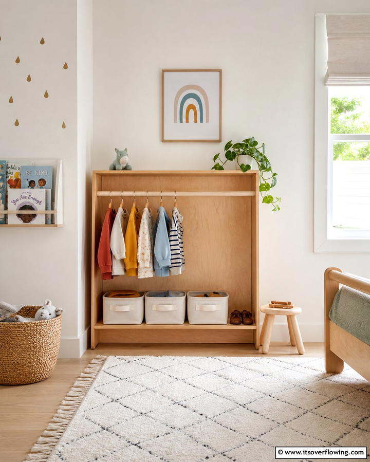 Low Level Mirrors for Self Awareness - 25 Montessori Nursery Ideas for a Child-Friendly Space