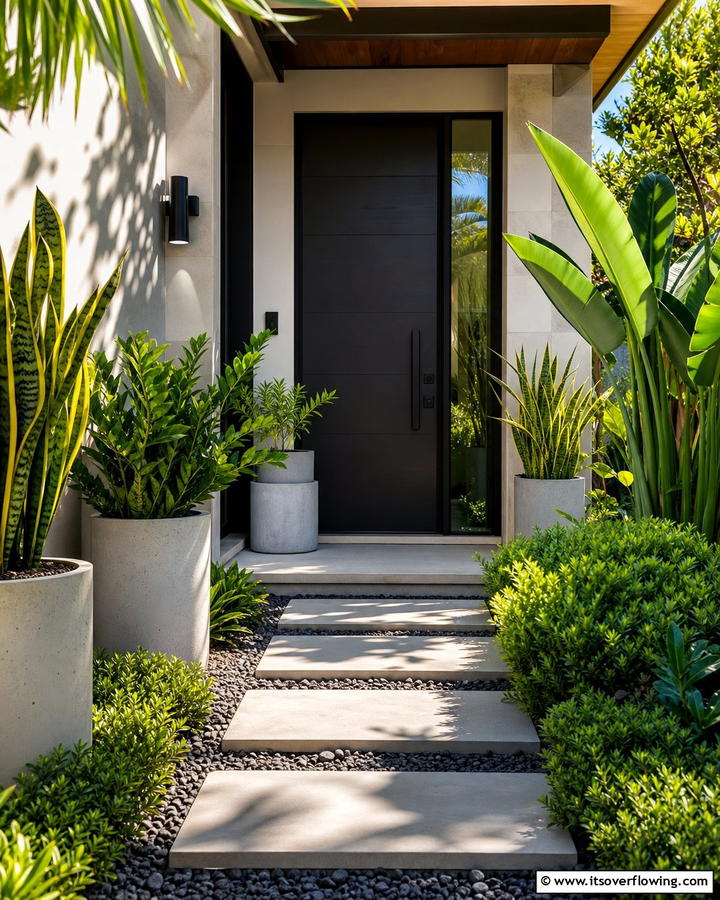 Low Maintenance Greenery - 21 Front Door Plants for a Welcoming and Lush Entryway