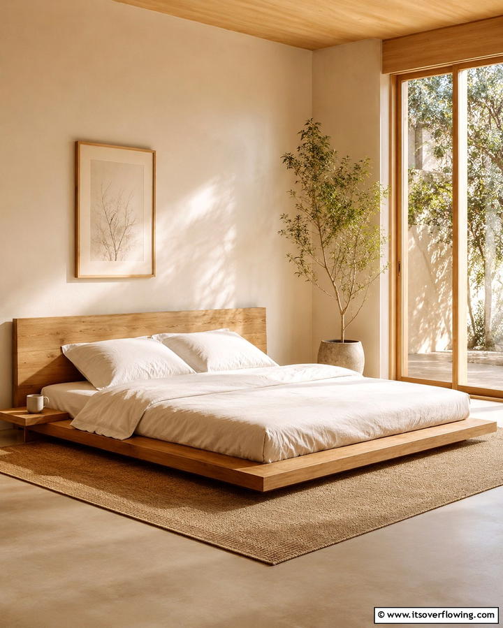 Low Platform Beds - 25 Japanese Bedroom Design Ideas for Minimalism