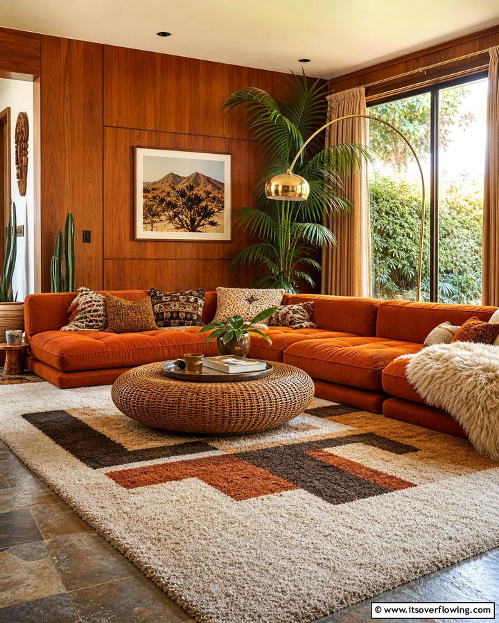 Low Slung Furniture - 25 Retro 70s Living Room Ideas for a Funky Vibe