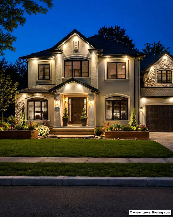 Low Voltage Soffit Lights for Energy Savings - 20 Soffit Lighting Ideas to Illuminate Your Home