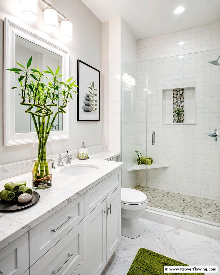 Lucky Bamboo - 30 Best Plants for Bathroom Spaces to Enhance Humidity & Style