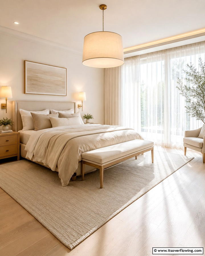 Luminous Ambience Creation - 30 Relaxing Bedroom Ideas for a Serene Sleep Sanctuary