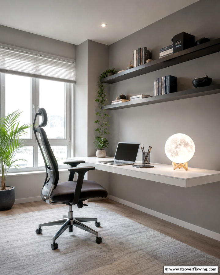 Lunar Desk Lamp - 25 Space-Themed Room Ideas for Kids and Adults