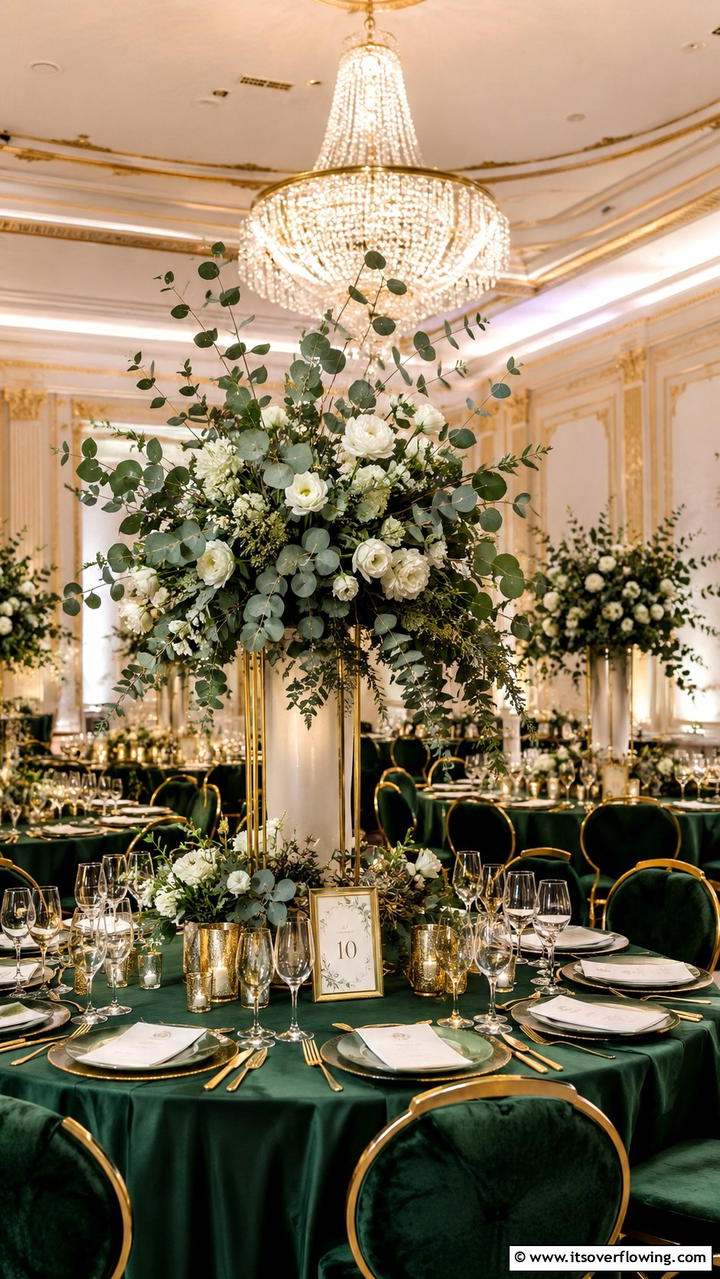 Lush Eucalyptus Luxe - 30 Eucalyptus Wedding Centerpieces for Natural Elegance