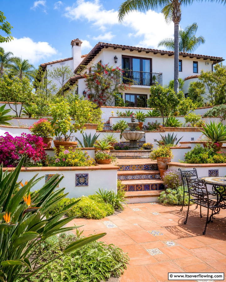 Lush Garden Integration - 21 Spanish Colonial Revival Architecture Design Tips