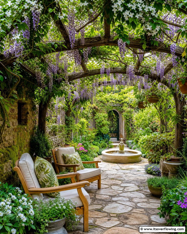 Lush Garden Sanctuary - 21 Covered Patio Ideas for All-Weather Outdoor Living