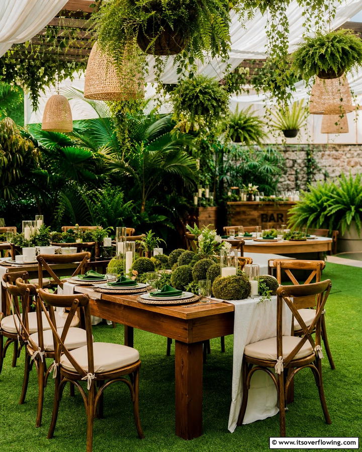Lush Green Oasis - 21 Backyard Wedding Ideas for a Magical Outdoor Celebration
